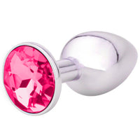 Elegant Gemmed Steel Plug