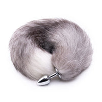 Gray Metal Cat Tail 16"