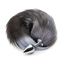 Metal Wolf Tail Butt Plug 18"