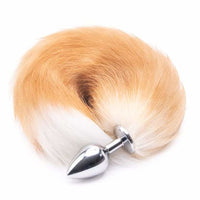 Orange Metal Cat Tail 16"