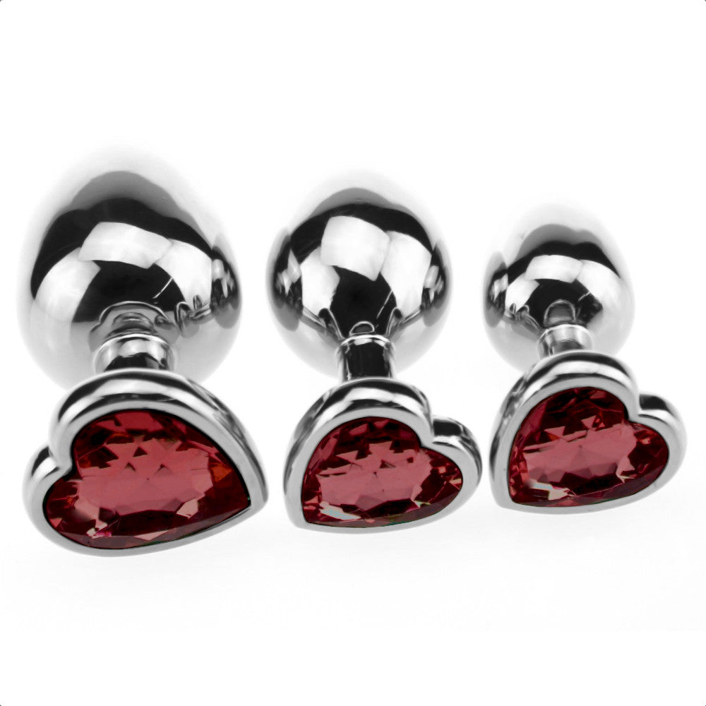 Candy Jeweled Butt Plug Set (3 Piece)