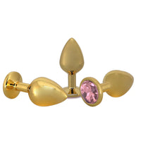 Small Golden Jeweled Plug