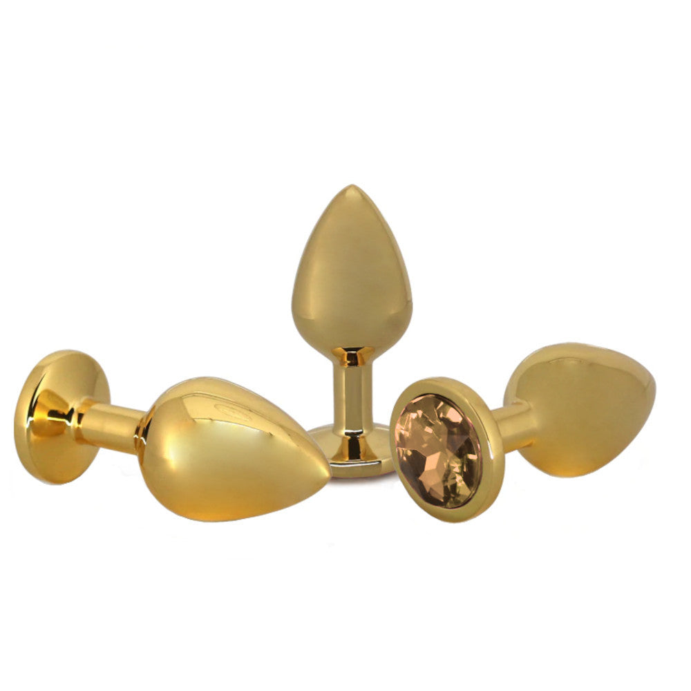 Small Golden Jeweled Plug