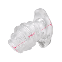 Ribbed Silicone Tunnel Plug