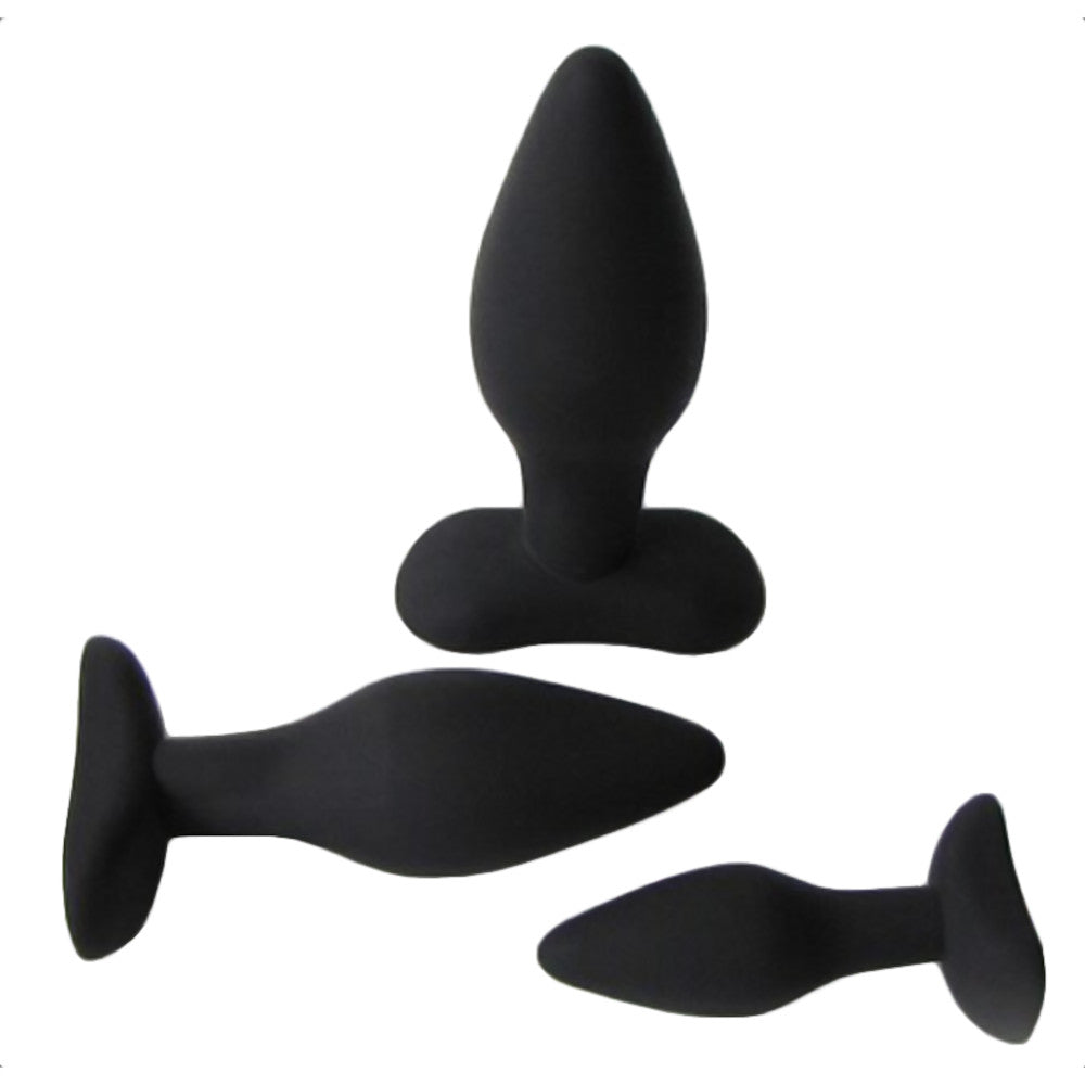 Soft Silicone Training Plug Set (3 Piece)