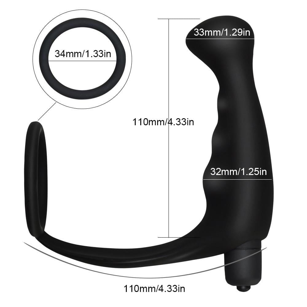 Double Penetration Anal Vibrator Prostate Stimulator