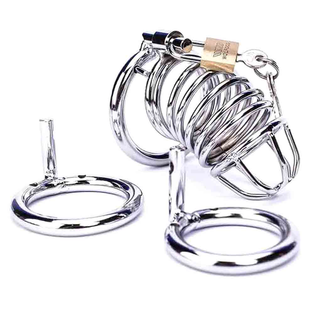 Metal Chastity Cage Love Plugs UK