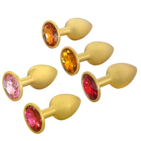 Small Golden Jeweled Plug