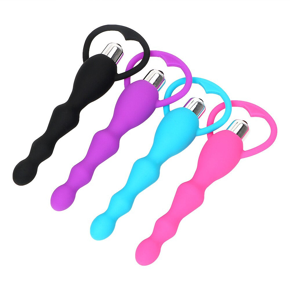 Beaded Vibrating Anal Toy