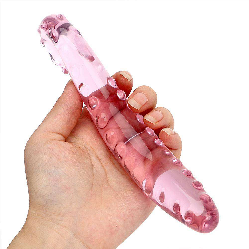 Elegant Anal Pink Glass Tentacle Dildo