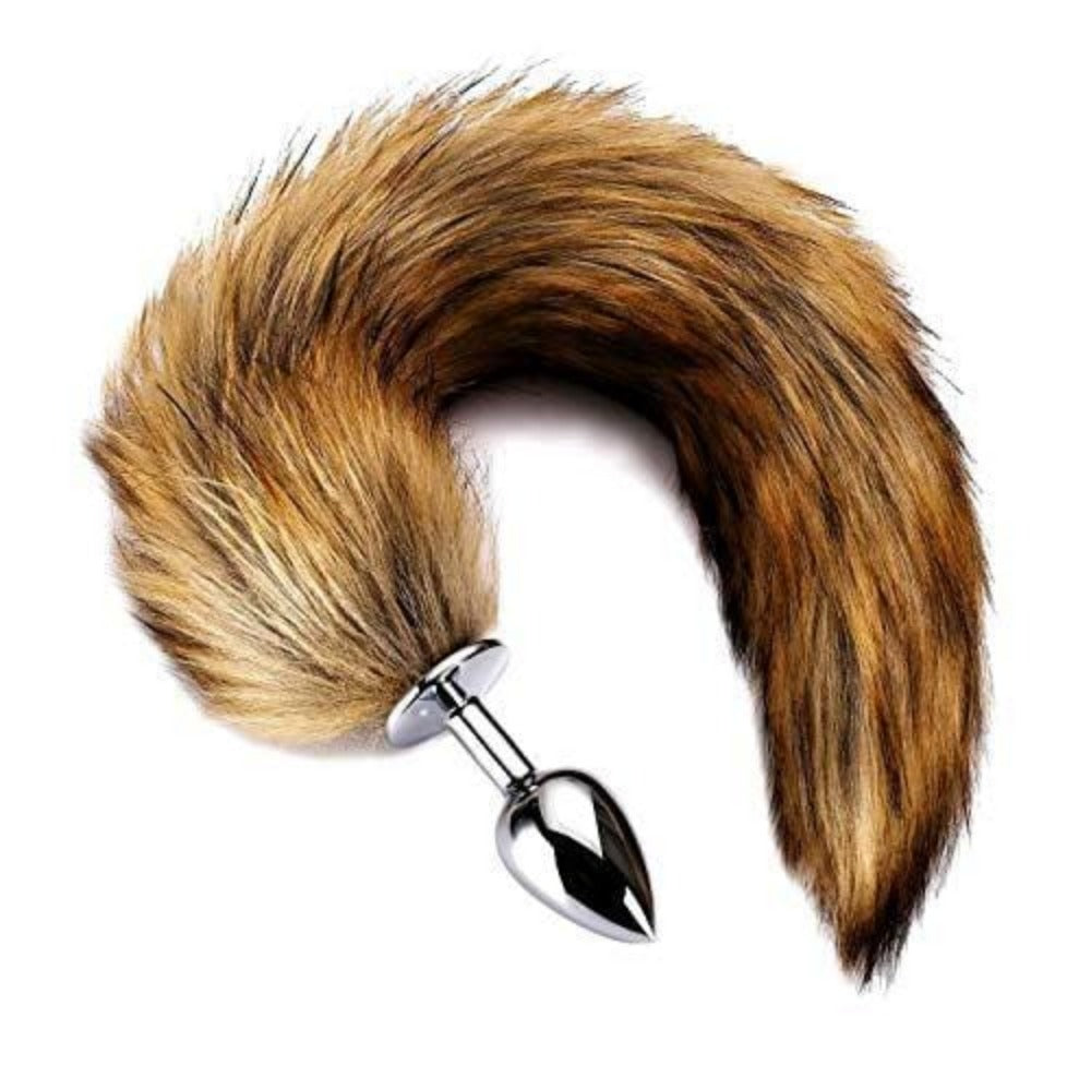Brown Wolf Tail 16"