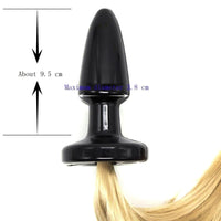 Silicone Horse Anal Tail, 20"