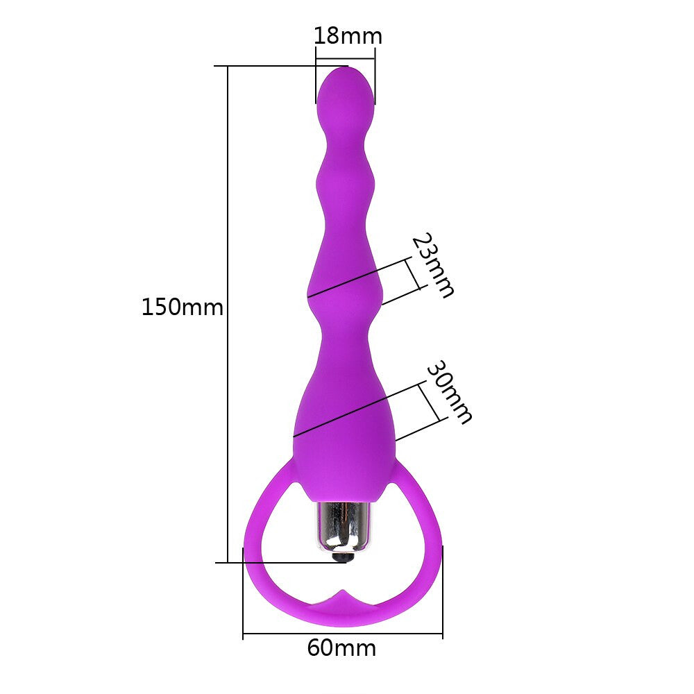 Beaded Vibrating Anal Toy