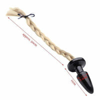 Silicone Horse Anal Tail, 20"