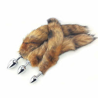 Brown Cat Tail Plug 16"