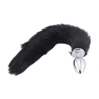 Black Cat Tail Plug 16"