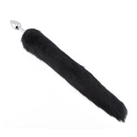 Black Cat Tail Plug 16"