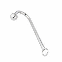 Single Ball Stainless Steel Anal Hook