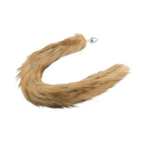 Brown Fox Tail Plug 32"