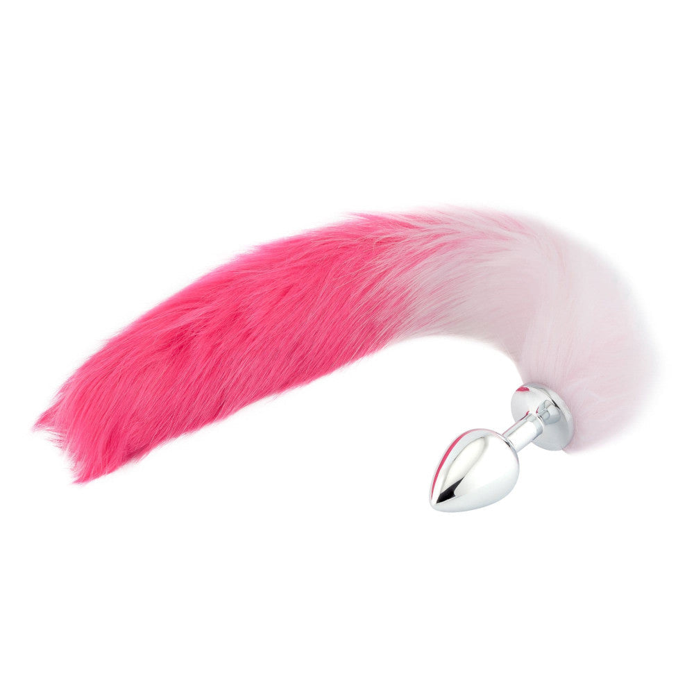 Pink Wolf Tail 17"