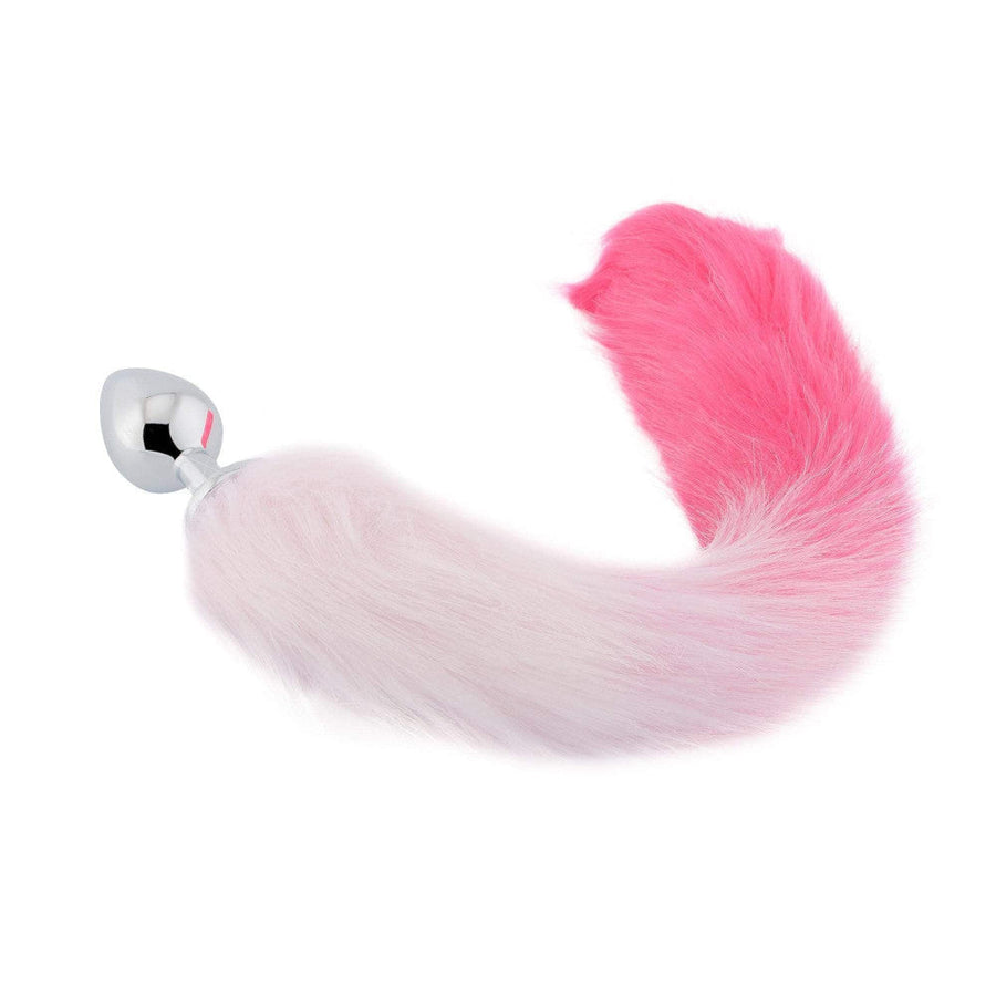 Pink Wolf Tail 17"