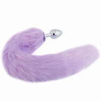 Plush Cat Tail Metal Plug 17"