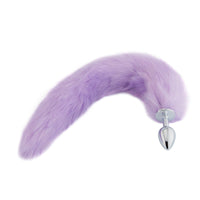 Purple Fox Tail Plug 16"