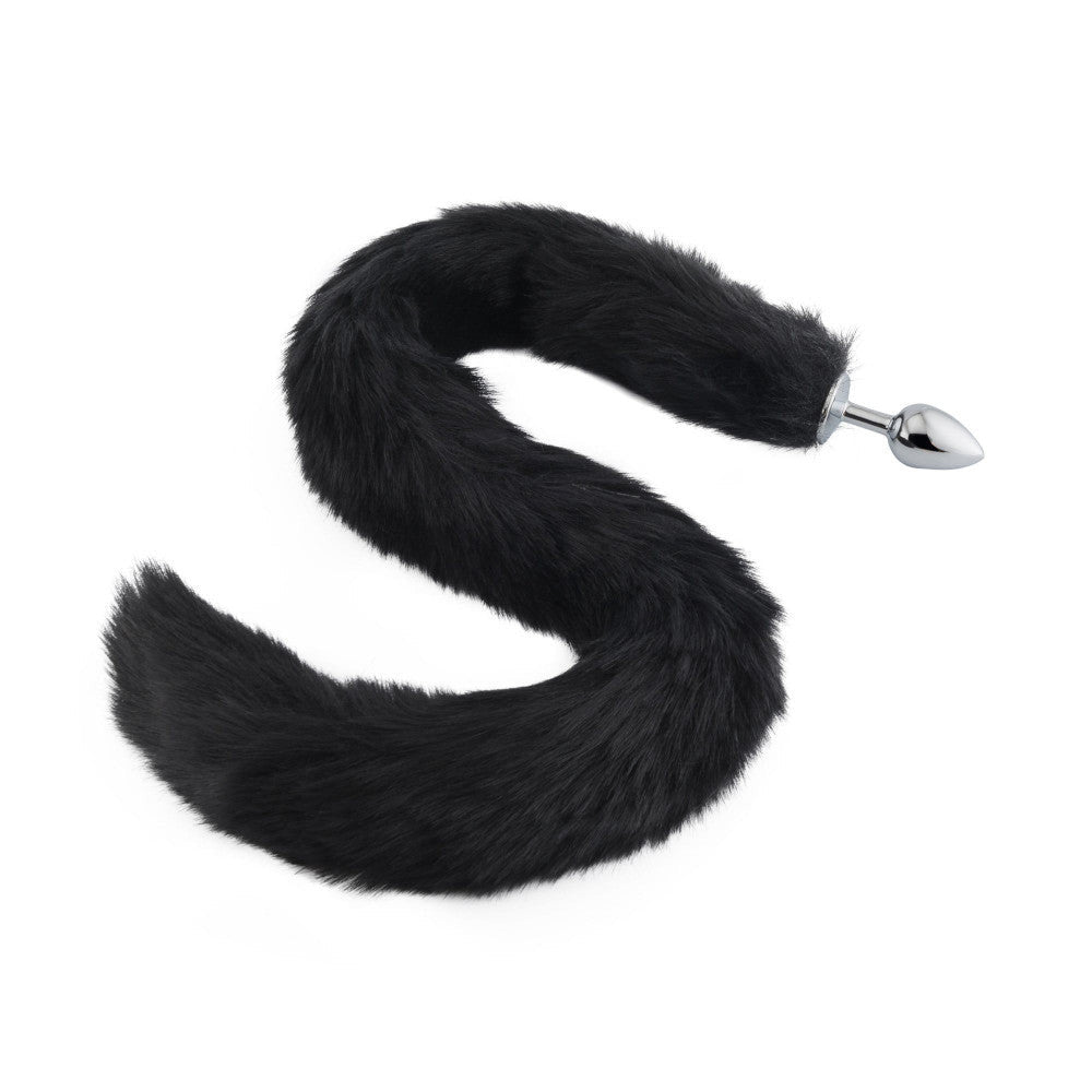 Black Fox Tail 32" – Love Plugs UK