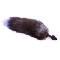 Grey Fox Silicone Tail 18"