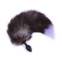 Grey Fox Silicone Tail 18"