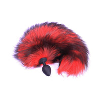 Red Silicone Wolf Tail 16"