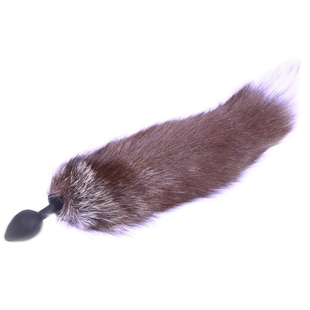 Wolf Anal Toy Silicone Tail 18"