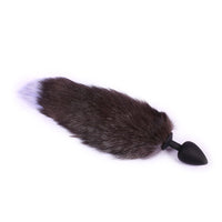 Grey Fox Silicone Tail 18"