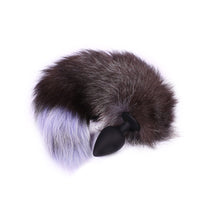 Grey Fox Silicone Tail 18"