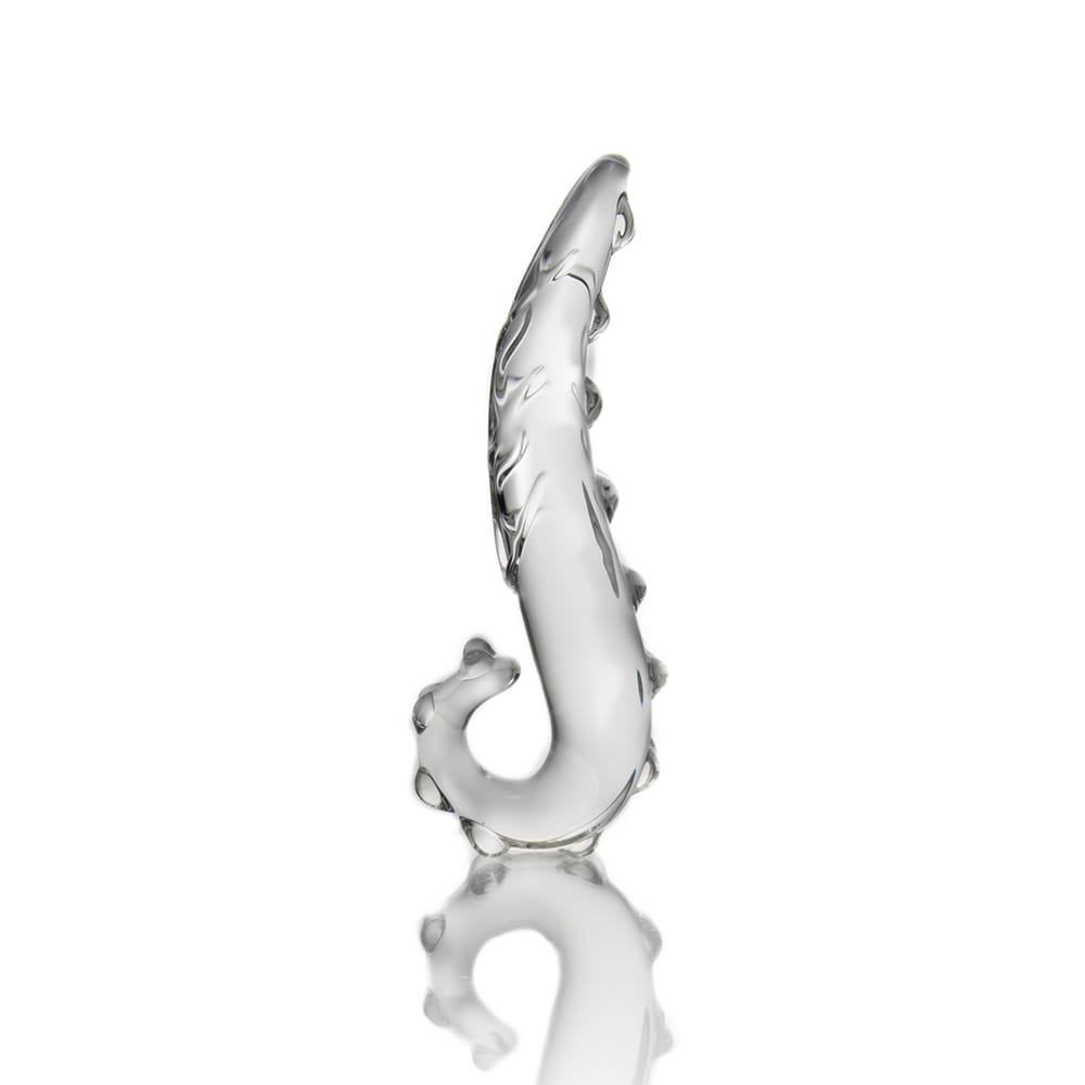 Kinky Anal Transparent Tentacle Dildo Glass Wand