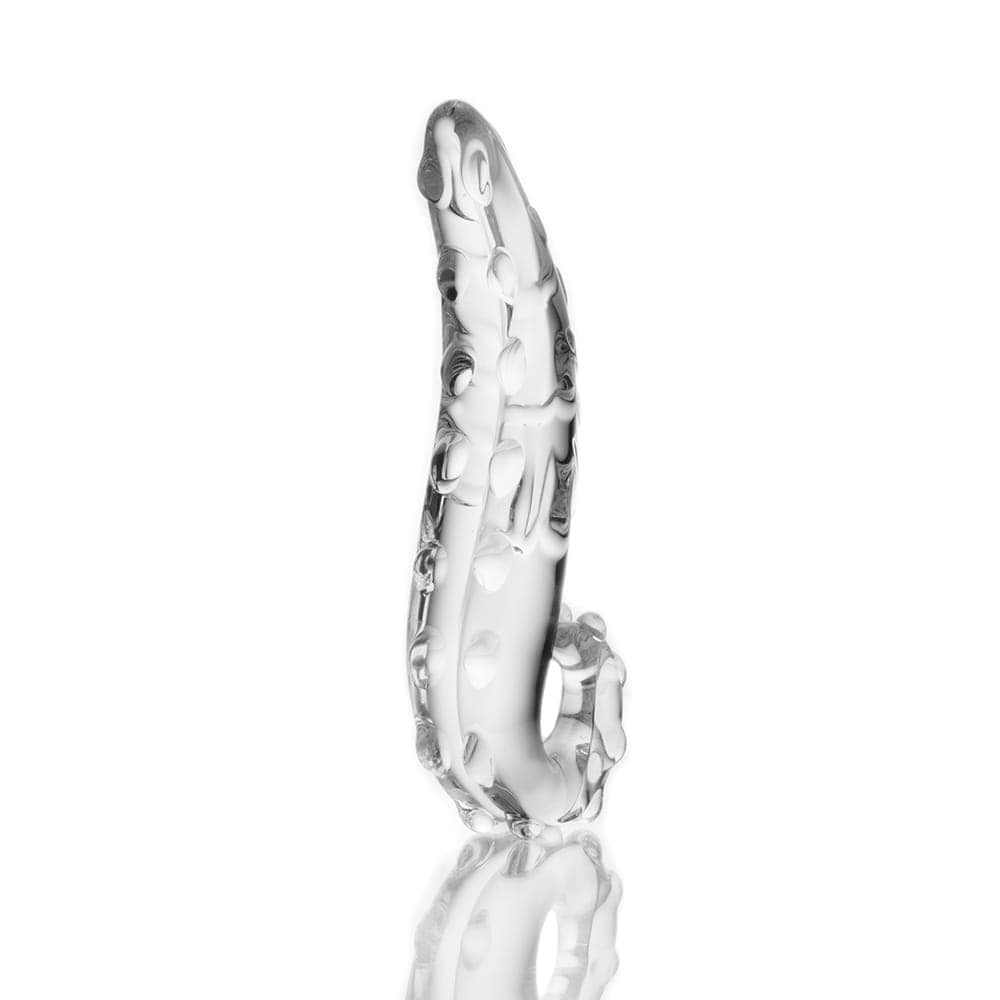 Kinky Anal Transparent Tentacle Dildo Glass Wand