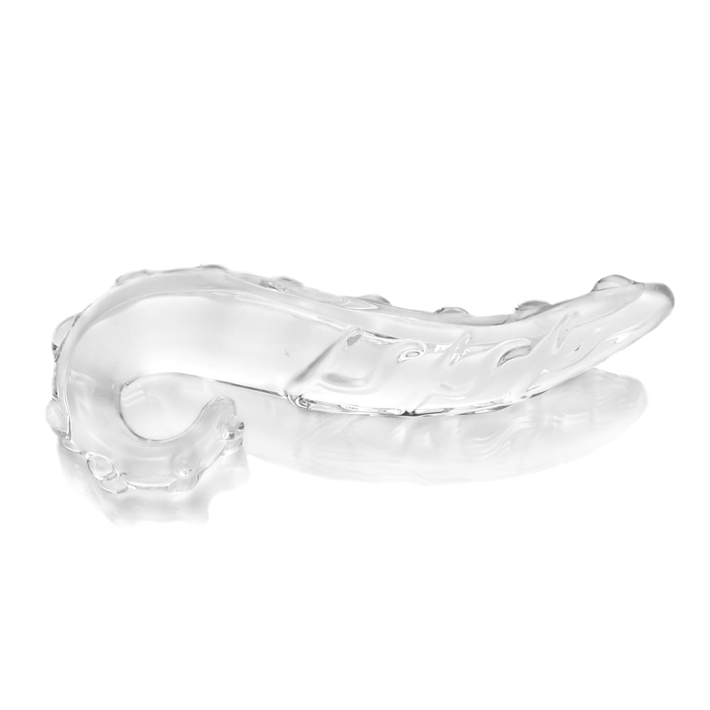 Kinky Anal Transparent Tentacle Dildo Glass Wand