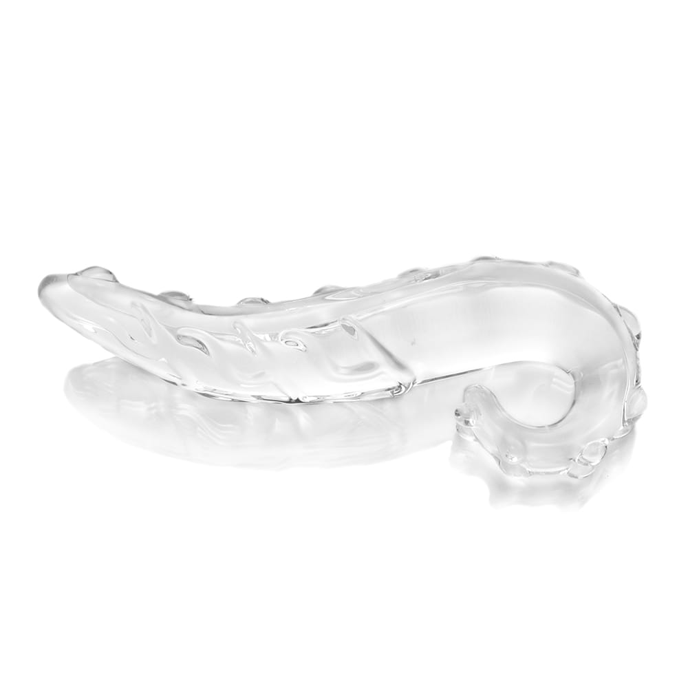 Kinky Anal Transparent Tentacle Dildo Glass Wand