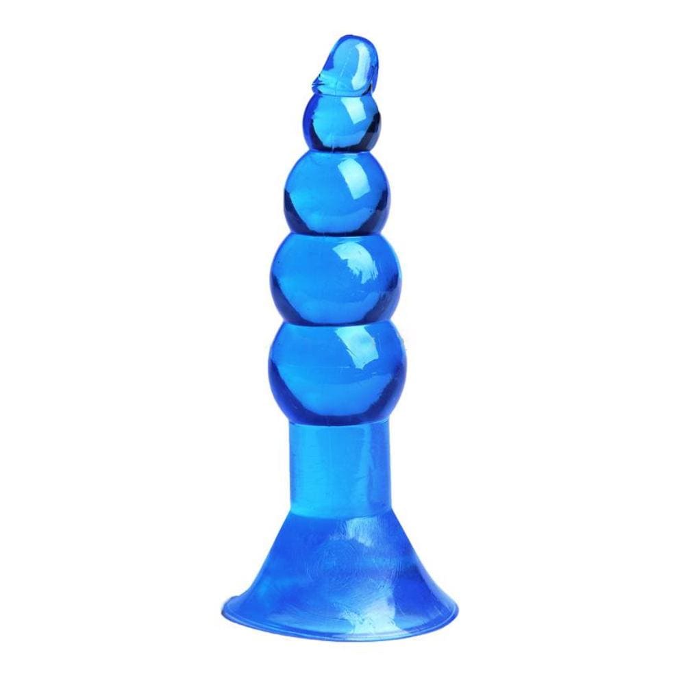 Jelly Anal Silicone Beaded Plug