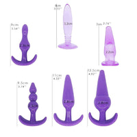 Graduated Jelly Silicone Plug Set (6 Piece)