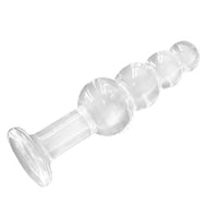 Large Glass Anal Beaded Toy