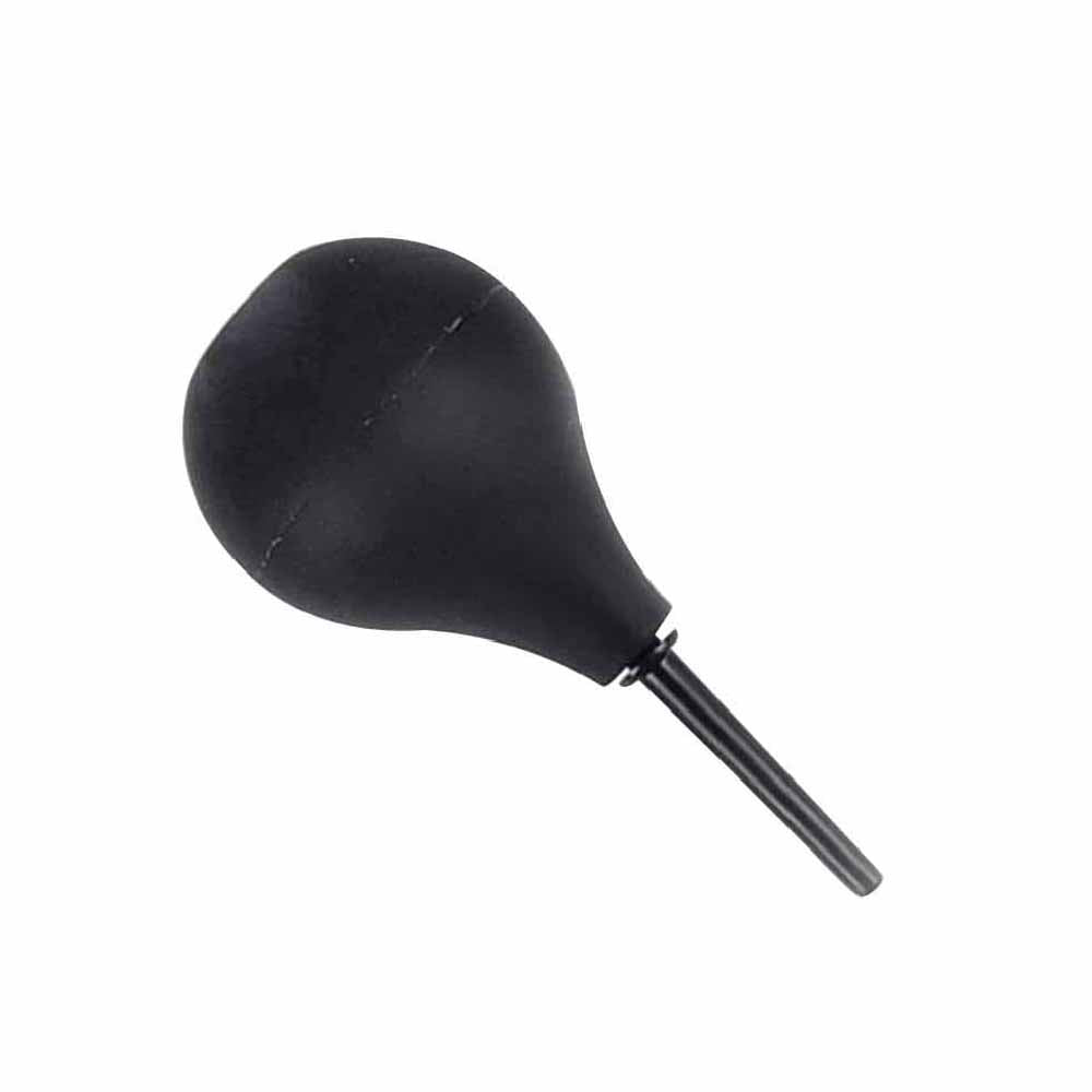 Squeeze-It Squeezable Silicone Anal Plug, Medium - Black