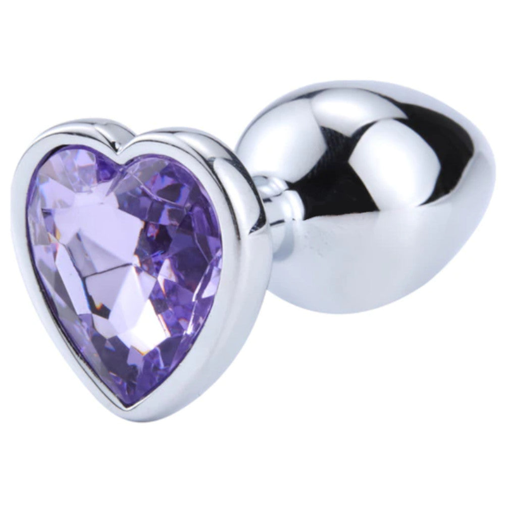 Steel Princess Heart Plug