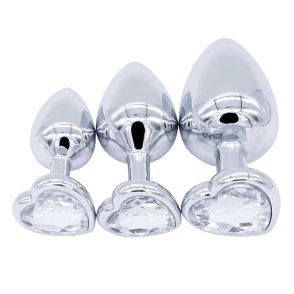 Heart Plug Set (3 Piece)