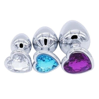 Heart Plug Set (3 Piece)