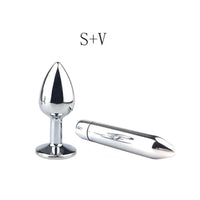 Cute Pink Princess Plug With Vibrator