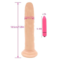 Flexible Realistic Anal Suction Cup Dildo