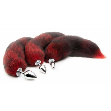 Red Wolf Metal Tail 16"