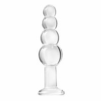 Large Glass Anal Beaded Toy