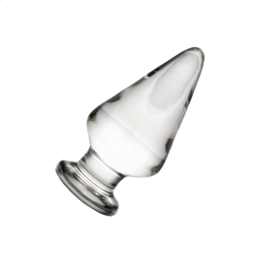 Large Plug Shaped Glass